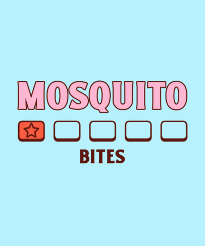 Funny T-Shirt Design Template With a Quote and Review