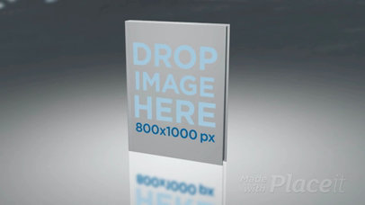 Video of a Book Standing in a White Room a16349b