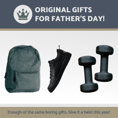 Instagram Post Maker Featuring Gift Ideas for Father’s Day 5127 