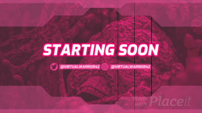 Stream Starting Soon Templates | Video Maker | Placeit