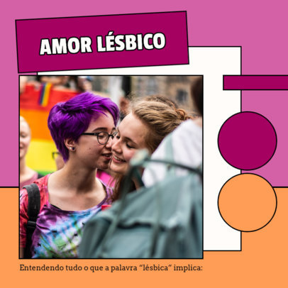 Adorable Instagram Post Creator to Talk About LGBTQ+ Love