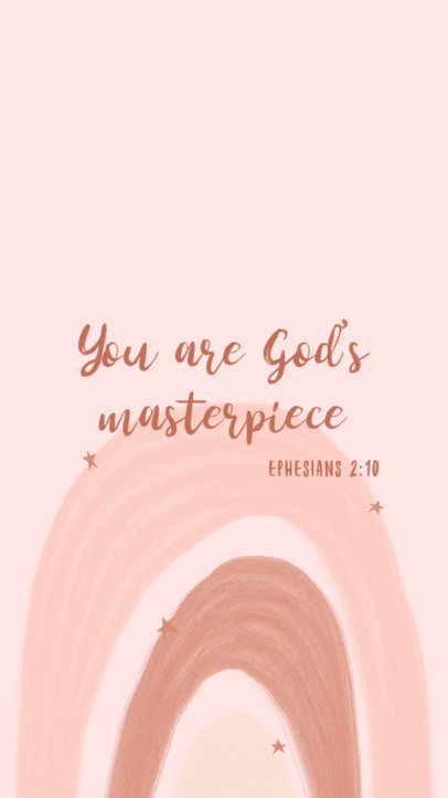 Quote Instagram Post Template Featuring a Christian Theme