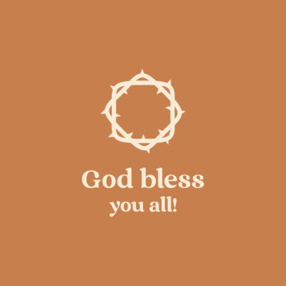 Instagram Post Creator with a Christian Theme and a Boho Style