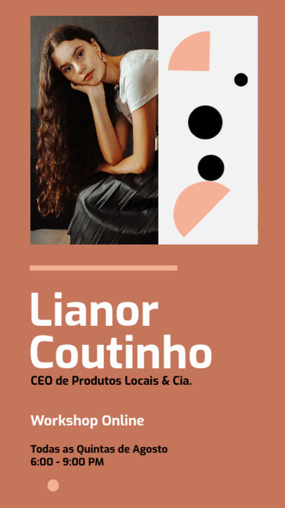 Instagram Story Maker to Promote an Online Workshop 3846d-el1