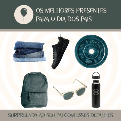 Instagram Post Design Generator for a Father’s Day Gift Guide 5127e