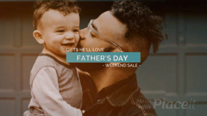 Slideshow Video Maker with a Father's Day Gifts Theme 