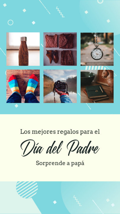 Facebook Story Creator With a Father’s Day Theme and Gift Ideas