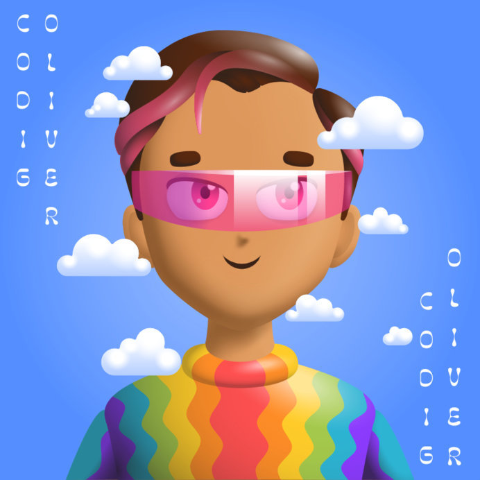 Avatar Template with a Cool Inspired Character by the Metaverse