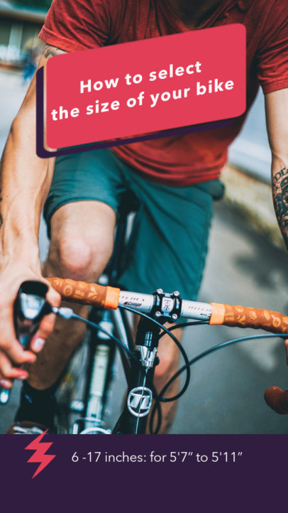 Instagram Story Template for Bike Shop Tips 5141