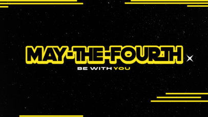 YouTube Banner Template with a Star Wars-Inspired Aesthetic 2450k-4650 