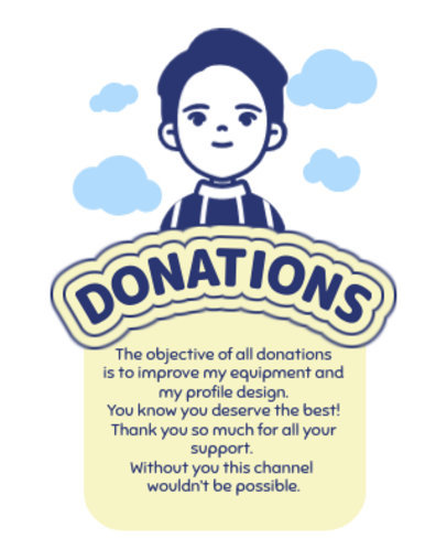 Twitch Info Panel Template with a Sweet Avatar Graphic 5159E-el1