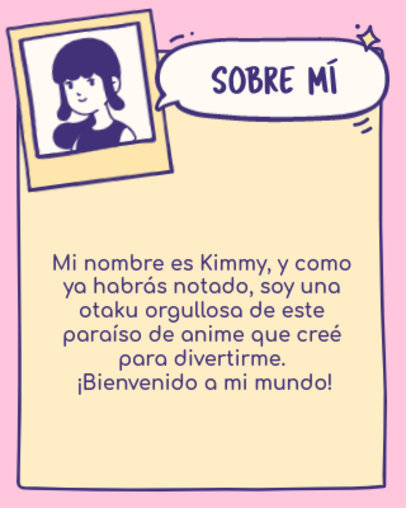 Twitch Info Panel Creator with a Doodle Theme and a Small Polaroid Frame 5157b-el1