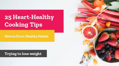 Intro Video Maker to Share Healthy Cooking Tips Featuring Sliding Transitions
