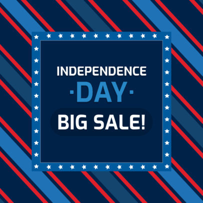 Instagram Post Maker to Announce a Big Sale on Independence Day