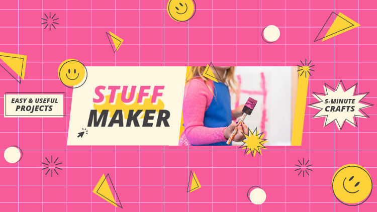 Placeit - YouTube Banner Creator for an Arts and Crafts Channel ...