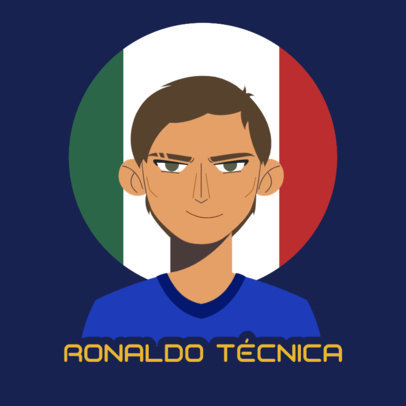 Avatar Creator With a Sports Theme and Illustrated Soccer Players