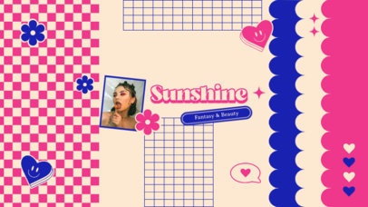 YouTube Cover Maker for a Beauty Channel With a Retro Style 5167-el1