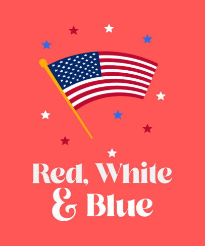 Patriotic T-Shirt Generator for Kids to Celebrate 4th of July