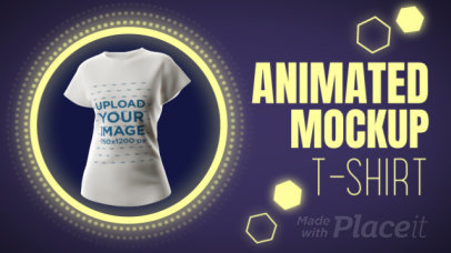 Video of a 3D T-Shirt Render Simulating Motion