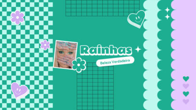 YouTube Cover Maker Featuring a Retro Theme for Makeup and Beauty Channels 5167d-el1