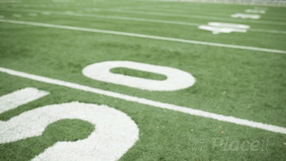 Custom Football Jerseys - Video of a Jersey Lying on the 50th Yard