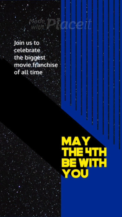 Star Wars-Themed Instagram Story Video Creator for May the 4th