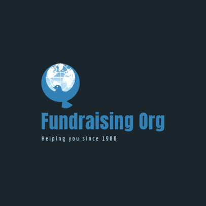 Online Logo Template for Fundraisers with Simple Graphics