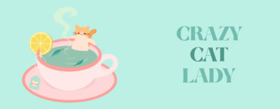 Fun Coffee Mug Design Template with Illustrations of Cats and Dogs