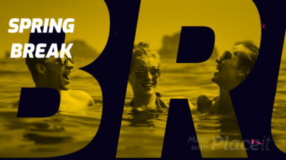Traveling-Themed Intro Video Maker for Spring Break Promos