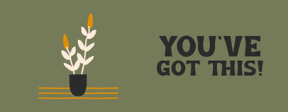 Mug Design Maker With a Positive Message and a Plant Illustration