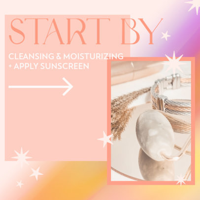 Carousel-Themed Instagram Post Generator With a Facial Makeup Tip