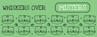 Coffee Mug Design Maker with a Doodle of Cute Cat Faces