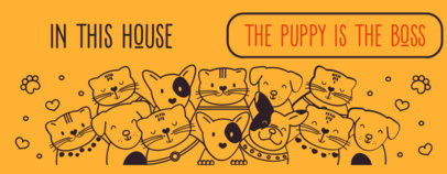 Mug Design Maker with a Pet-Themed Illustration and a Fun Quote