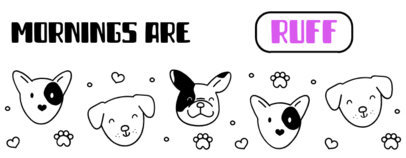 Dog-Themed Mug Design Generator with a Doodle and a Pun