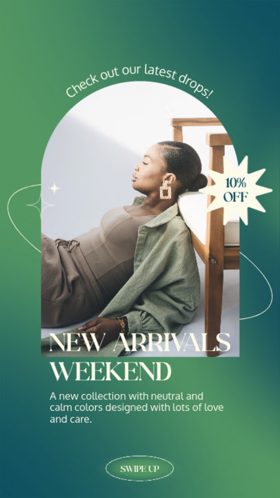 Fashion-Themed Instagram Story Maker to Promote Special Discounts