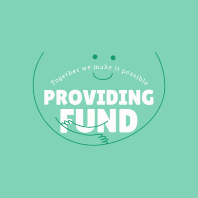 Online Logo Generator for an Anti-Violence Fundraiser with a Smiling Face 