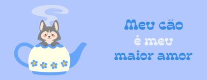 Coffee Mug Design Generator with a Graphic of a Dog in a Tea Pot