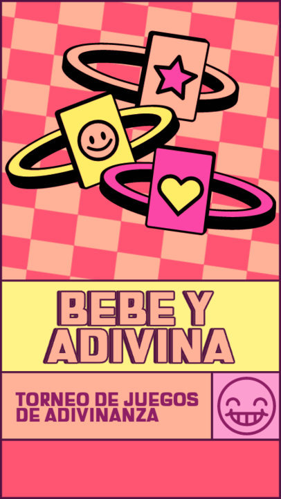 Colorful Instagram Story Template for a Board Game Tournament 5157D