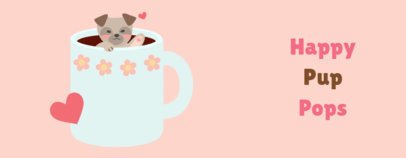 Coffee Mug Design Generator with an Illustration of a Puppy In a Cup