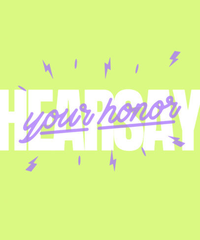 Better Call Saul-Inspired T-Shirt Design Template with a Quote 2982n-4681