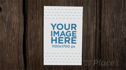 Flyer Over a Changing Background in Stop Motion