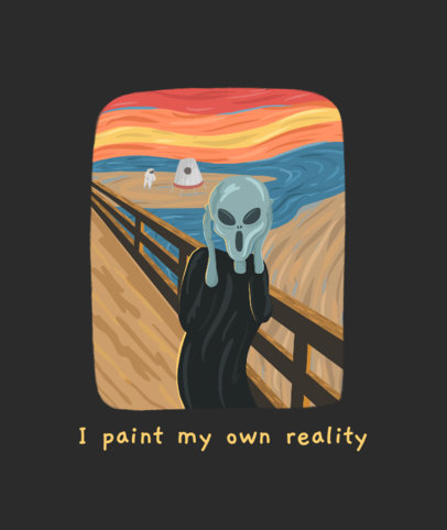 Fun Tote Bag Design Generator Referencing a Famous Painting