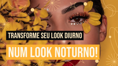 YouTube Thumbnail Maker for a Beauty Tutorial Video