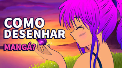 YouTube Thumbnail Generator for a Manga Drawing Tutorial