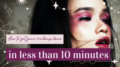 YouTube Thumbnail Generator Featuring an Easy Makeup Tutorial 