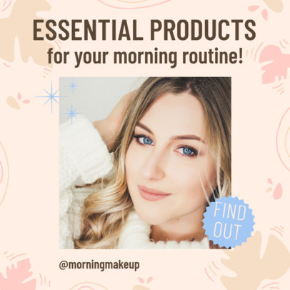 Instagram Post Generator Sharing Advice for a Beauty Routine
