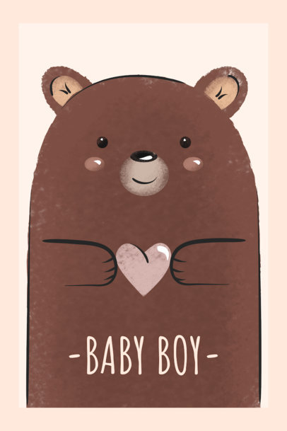 Poster Design Maker Featuring Cute Illustrations for a Nursery