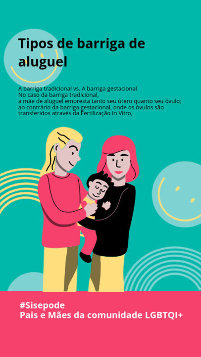 Family-Themed Instagram Story Creator for the LGBTQ+ Community