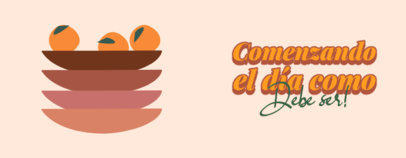 Illustrated Coffee Mug Design Template with a Motivational Quote in Spanish