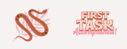 Coffee Mug Design Maker with a Boho-Chic-Styled Illustration of a Snake